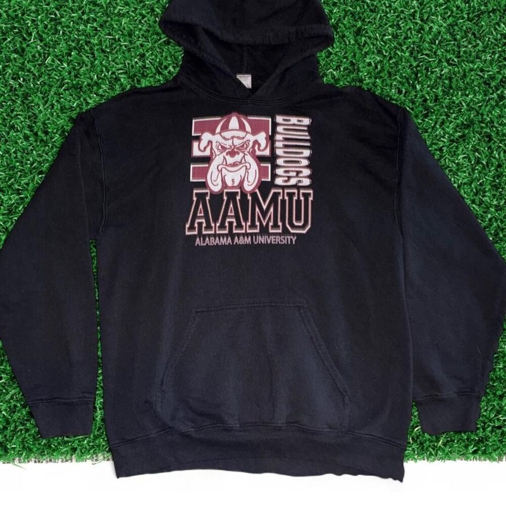 Unbranded Men's Black and Navy Hoodie
